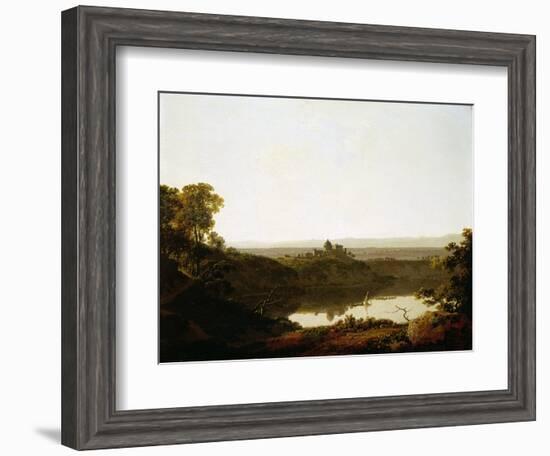 Lake Albano and Castel Gandolfo-Joseph Wright of Derby-Framed Giclee Print