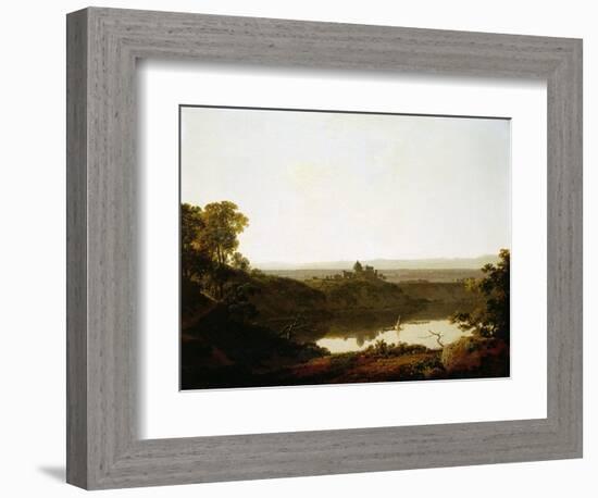 Lake Albano and Castel Gandolfo-Joseph Wright of Derby-Framed Giclee Print