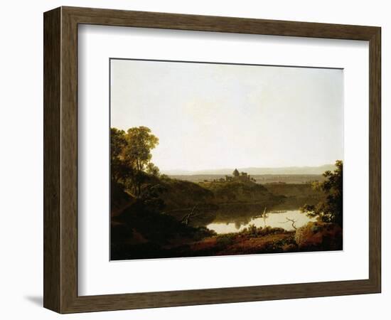 Lake Albano and Castel Gandolfo-Joseph Wright of Derby-Framed Giclee Print