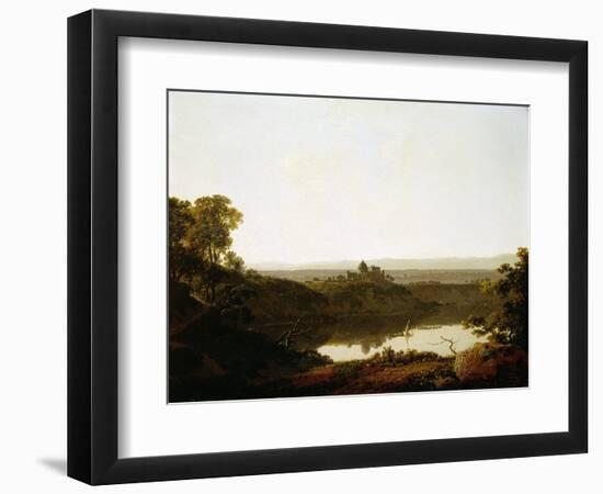 Lake Albano and Castel Gandolfo-Joseph Wright of Derby-Framed Giclee Print