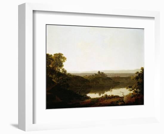 Lake Albano and Castel Gandolfo-Joseph Wright of Derby-Framed Giclee Print