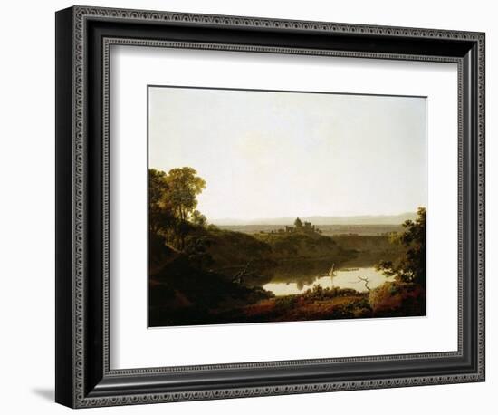 Lake Albano and Castel Gandolfo-Joseph Wright of Derby-Framed Giclee Print