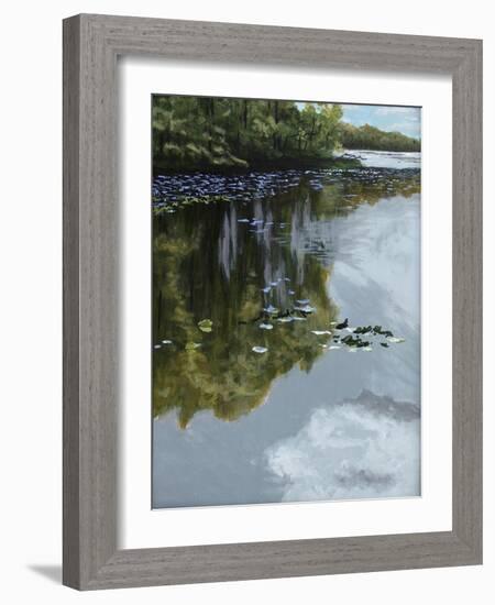 Lake and Lily Pads-Rusty Frentner-Framed Giclee Print