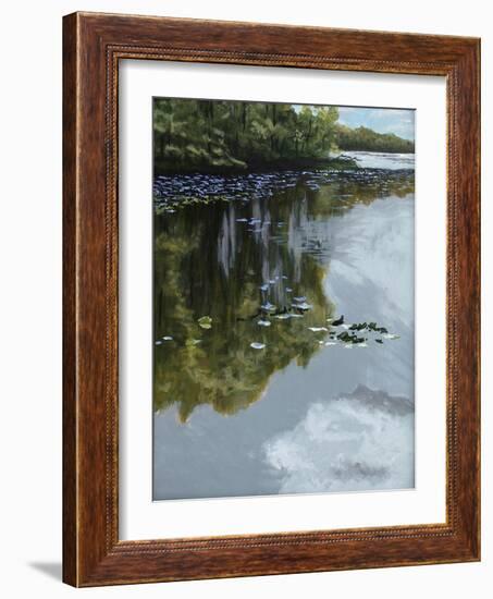 Lake and Lily Pads-Rusty Frentner-Framed Giclee Print