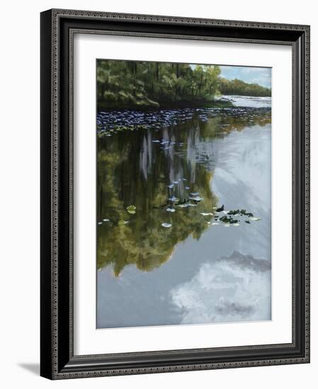 Lake and Lily Pads-Rusty Frentner-Framed Giclee Print