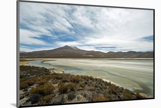 Lake and mountain landscape, Macaya, Bolivia-Anthony Asael-Mounted Photographic Print