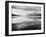 Lake And Mountains "McDonald Lake Glacier National Park" Montana. 1933-1942-Ansel Adams-Framed Premium Giclee Print