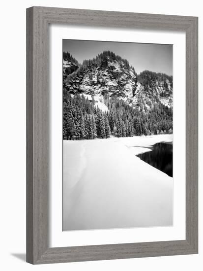 Lake and Mountains of Montriond-Craig Howarth-Framed Photographic Print