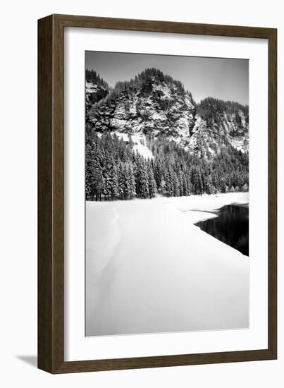 Lake and Mountains of Montriond-Craig Howarth-Framed Photographic Print