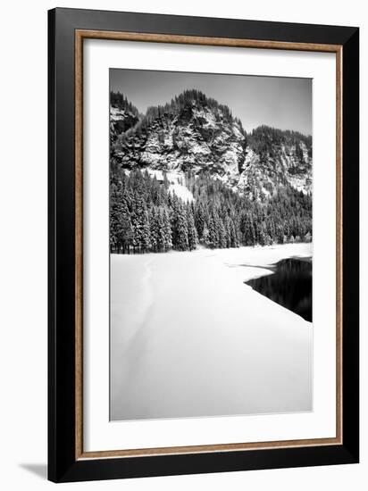 Lake and Mountains of Montriond-Craig Howarth-Framed Photographic Print