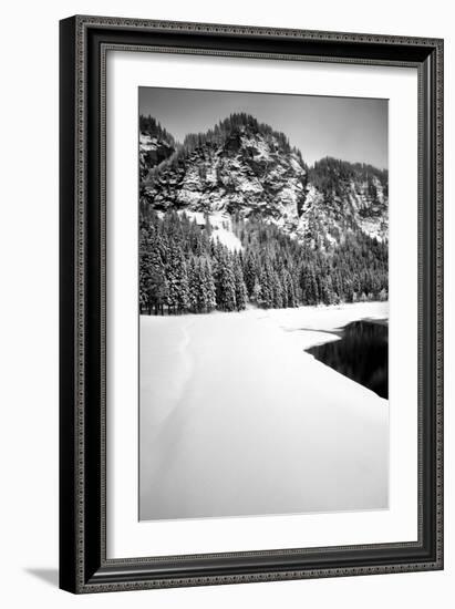 Lake and Mountains of Montriond-Craig Howarth-Framed Photographic Print