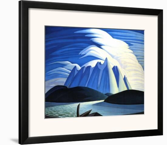 Lake and Mountains-Lawren S. Harris-Framed Art Print