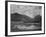 Lake And Trees In Foreground Mt, Clouds In Background "In Rocky Mt NP" Colorado 1933-1942-Ansel Adams-Framed Art Print