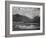 Lake And Trees In Foreground Mt, Clouds In Background "In Rocky Mt NP" Colorado 1933-1942-Ansel Adams-Framed Art Print