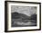 Lake And Trees In Foreground Mt, Clouds In Background "In Rocky Mt NP" Colorado 1933-1942-Ansel Adams-Framed Art Print