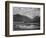 Lake And Trees In Foreground Mt, Clouds In Background "In Rocky Mt NP" Colorado 1933-1942-Ansel Adams-Framed Art Print