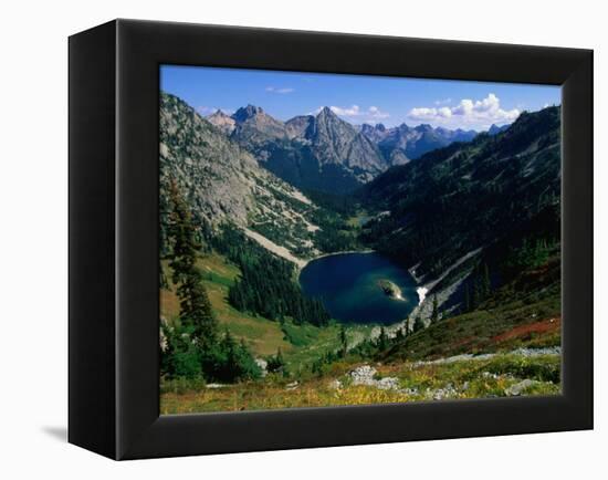 Lake Ann Overlooked by Mt. Shuksan, North Cascades National Park, USA-John Elk III-Framed Premier Image Canvas