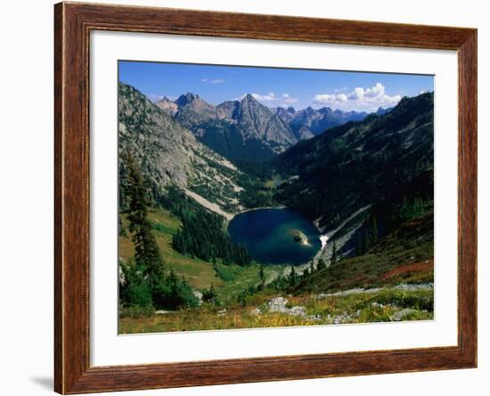 Lake Ann Overlooked by Mt. Shuksan, North Cascades National Park, USA-John Elk III-Framed Photographic Print