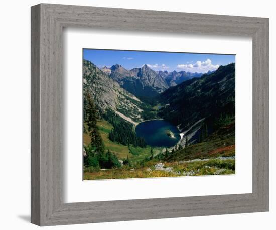 Lake Ann Overlooked by Mt. Shuksan, North Cascades National Park, USA-John Elk III-Framed Photographic Print