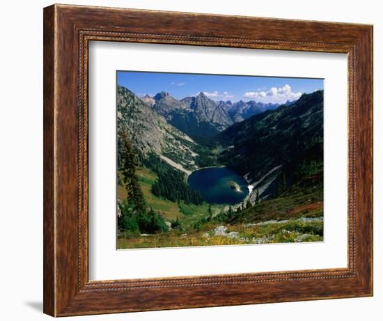 Lake Ann Overlooked by Mt. Shuksan, North Cascades National Park, USA-John Elk III-Framed Photographic Print