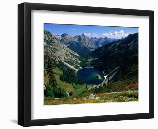 Lake Ann Overlooked by Mt. Shuksan, North Cascades National Park, USA-John Elk III-Framed Photographic Print