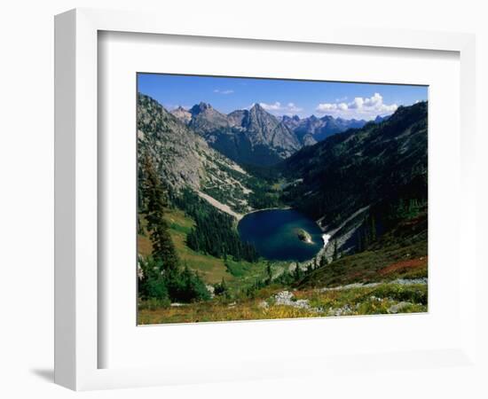 Lake Ann Overlooked by Mt. Shuksan, North Cascades National Park, USA-John Elk III-Framed Photographic Print