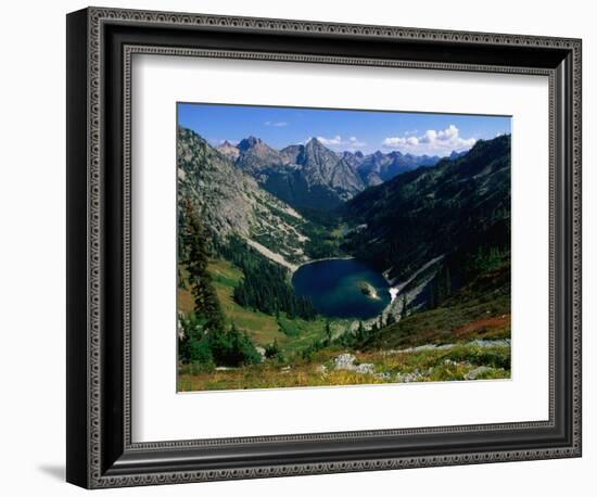 Lake Ann Overlooked by Mt. Shuksan, North Cascades National Park, USA-John Elk III-Framed Photographic Print