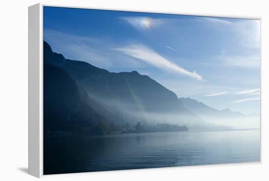 Lake Annecy, Savoie, France, Europe-Graham Lawrence-Framed Premier Image Canvas