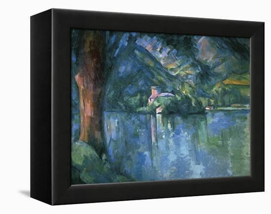 Lake Annecy-Paul Cézanne-Framed Stretched Canvas