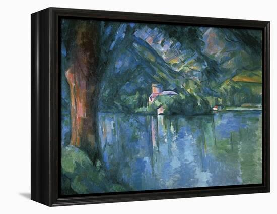 Lake Annecy-Paul Cézanne-Framed Stretched Canvas