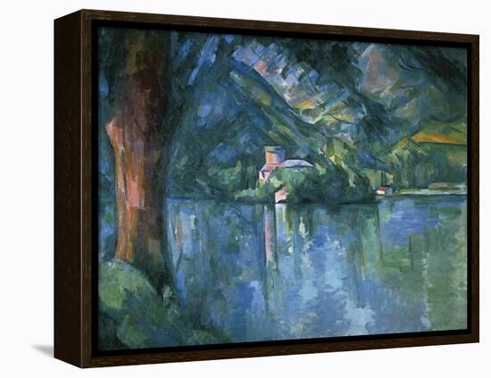 Lake Annecy-Paul Cézanne-Framed Stretched Canvas