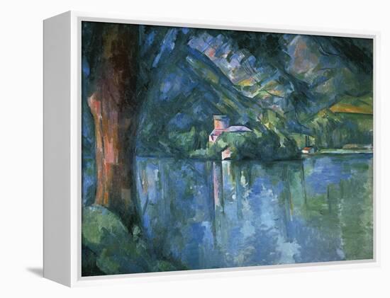 Lake Annecy-Paul Cézanne-Framed Stretched Canvas