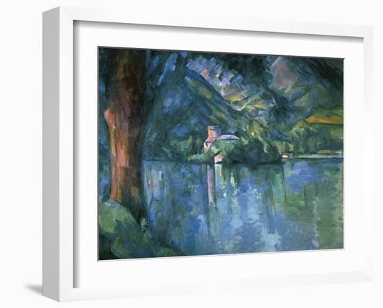 Lake Annecy-Paul Cézanne-Framed Art Print