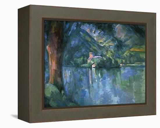 Lake Annecy-Paul Cézanne-Framed Stretched Canvas