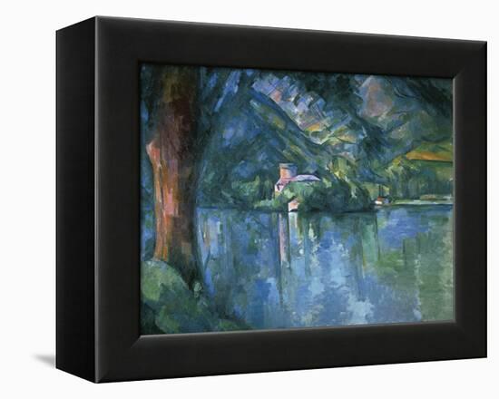 Lake Annecy-Paul Cézanne-Framed Stretched Canvas