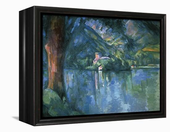 Lake Annecy-Paul Cézanne-Framed Stretched Canvas