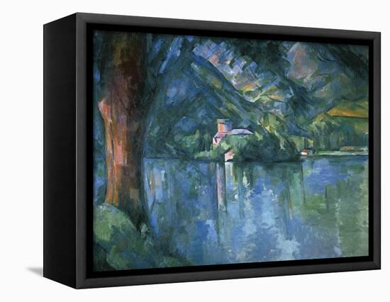 Lake Annecy-Paul Cézanne-Framed Stretched Canvas