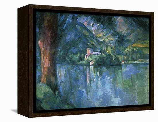 Lake Annecy-Paul Cézanne-Framed Stretched Canvas