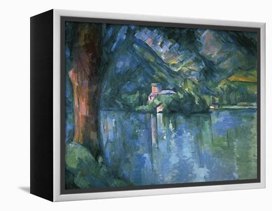 Lake Annecy-Paul Cézanne-Framed Stretched Canvas