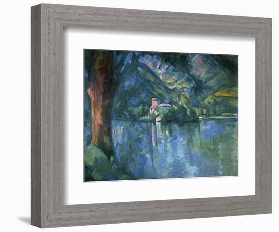 Lake Annecy-Paul Cézanne-Framed Premium Giclee Print