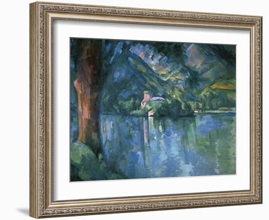 Lake Annecy-Paul Cézanne-Framed Art Print