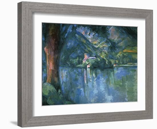 Lake Annecy-Paul Cézanne-Framed Art Print