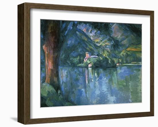 Lake Annecy-Paul Cézanne-Framed Art Print