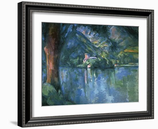 Lake Annecy-Paul Cézanne-Framed Art Print