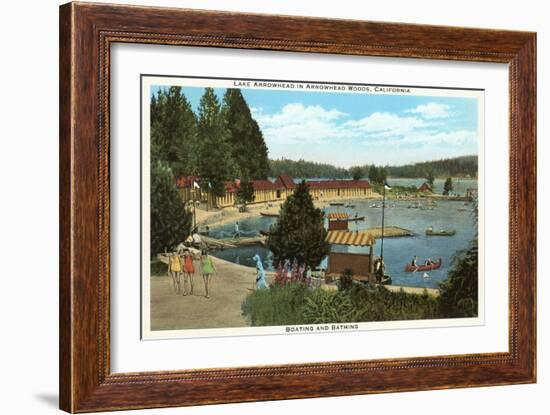 Lake Arrowhead, California-null-Framed Art Print