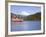 Lake Ashino-Ko with the Red Torii Gates of Hakone-Jinja,Central Honshu, Japan-Gavin Hellier-Framed Photographic Print