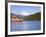 Lake Ashino-Ko with the Red Torii Gates of Hakone-Jinja,Central Honshu, Japan-Gavin Hellier-Framed Photographic Print