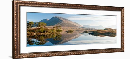 Lake at Dawn, Derryclare Lake, Connemara, County Galway, Ireland-null-Framed Photographic Print