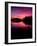 lake at sunset, Fish Lake, Siskiyou National Forest, Oregon-null-Framed Photographic Print