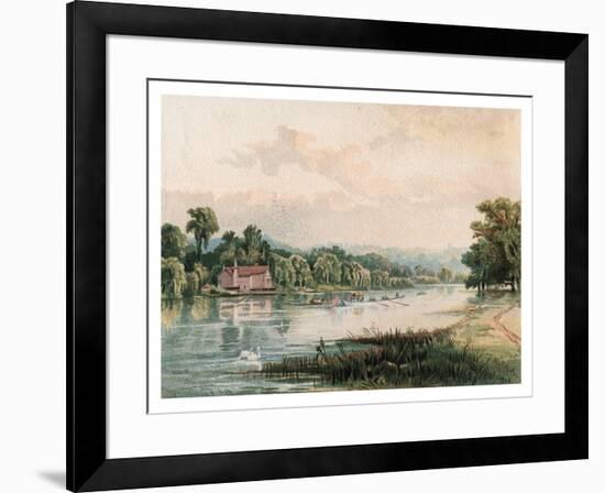 Lake at Virginia Water, 1880-F Jones-Framed Giclee Print